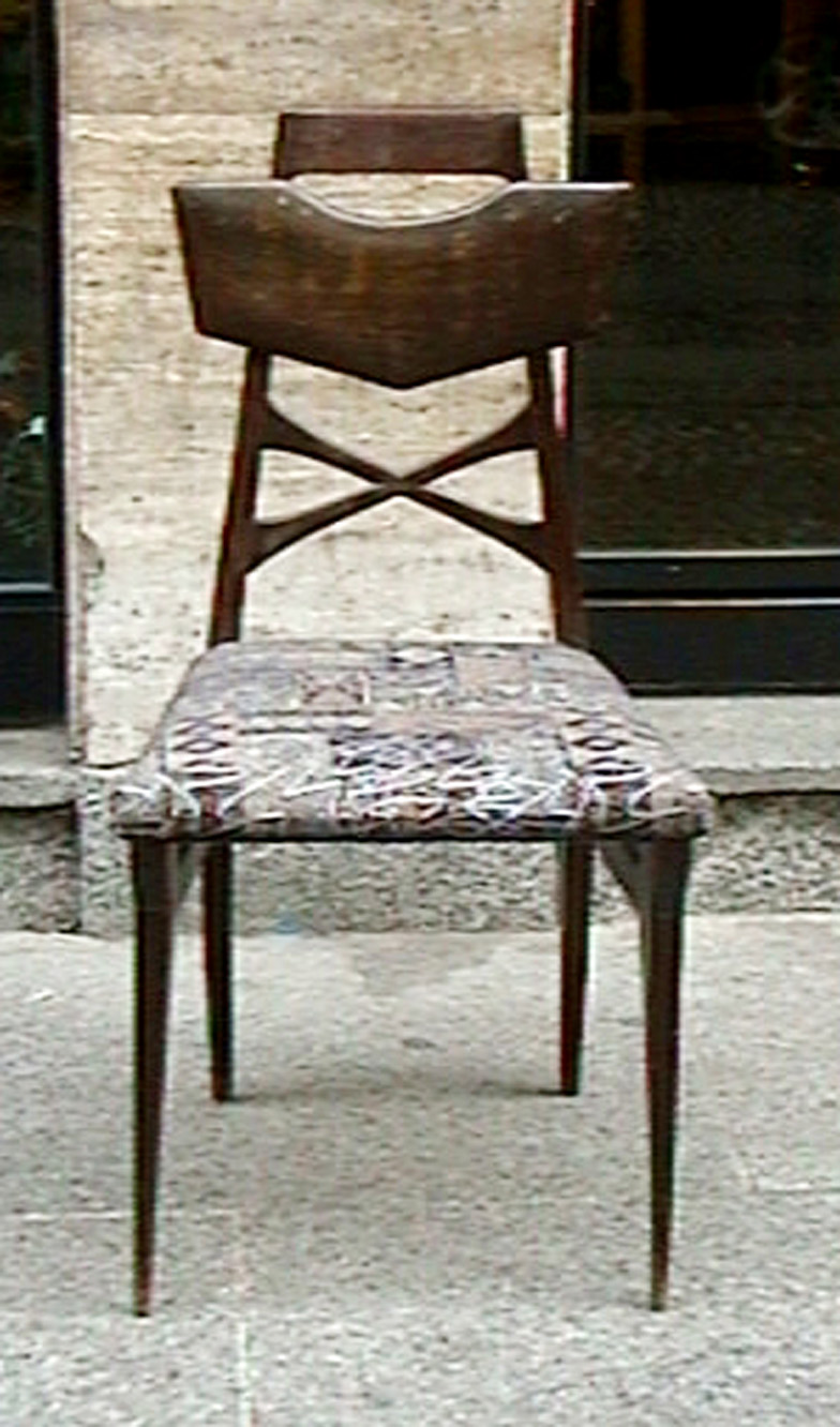 Sedie Design Schienale trono del XX Secolo Opera d'arte esemplare - Robertaebasta® Art Gallery opere d’arte esclusive.